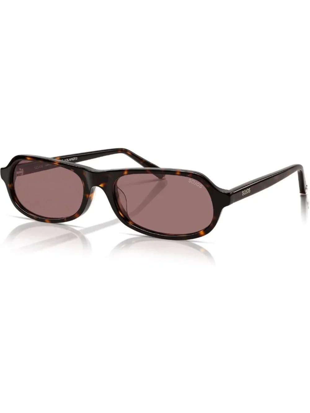 Chic Retro Square Polarized Acetate Sunglasses for Women - Stylish Dusk Shades